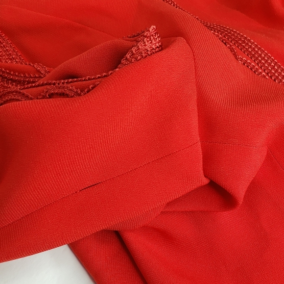 STARINGTON  Red Embroidered Button Blouse - Picture 14 of 15